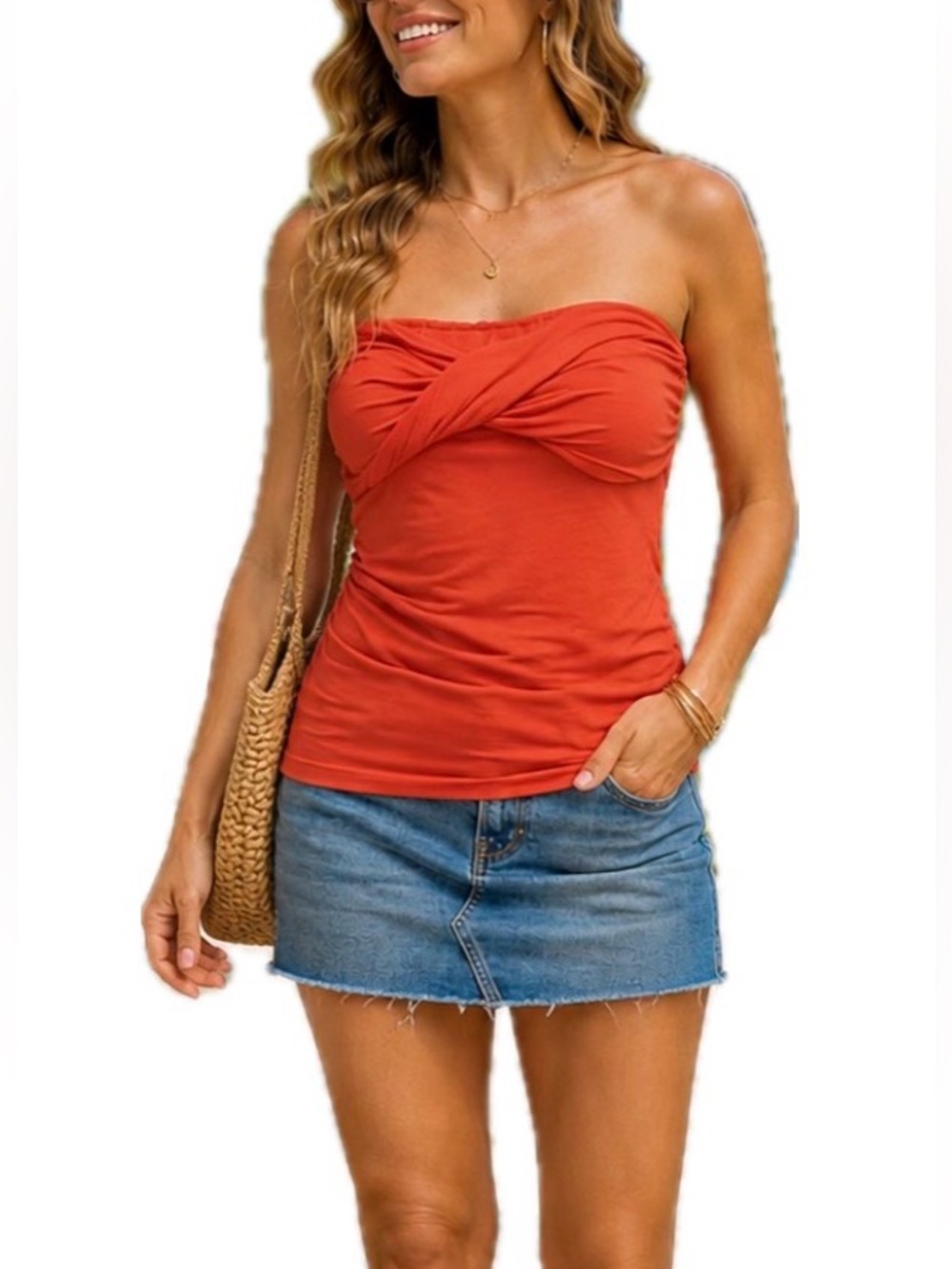 Belle Amie Strapless Top. Size M